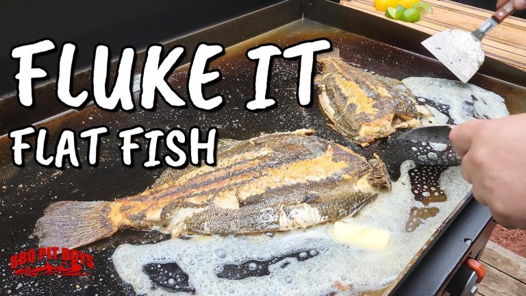 Fresh Fluke Fish on our Blackstone Grill
