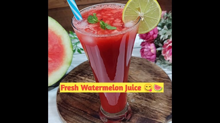 Watermelon Juice #summer #recipe- 5 #watermelon #shorts #swankyswaad #newsong