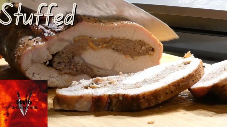 Stuffed Pork Loin #cooking #recipe #pork