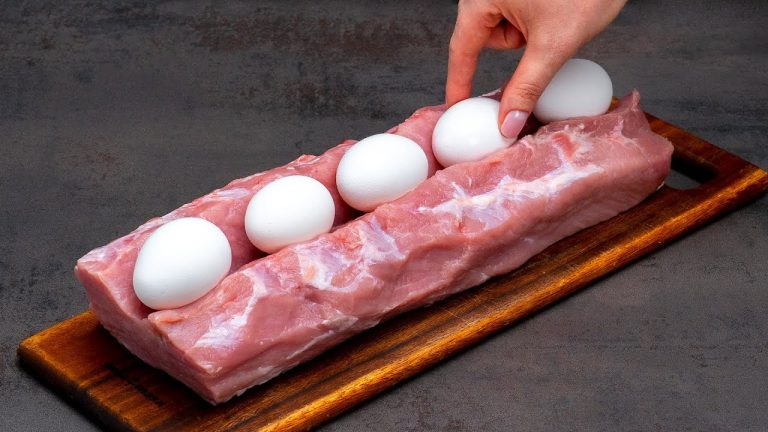 I finally found the perfect recipe for the meat roll!