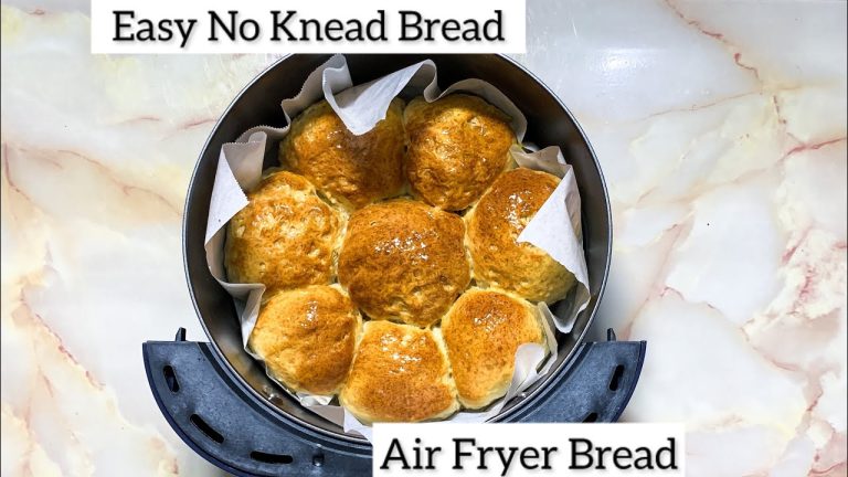 How to Make No Knead Bread Without Oven at Home||Air Fryer Bread Recipe