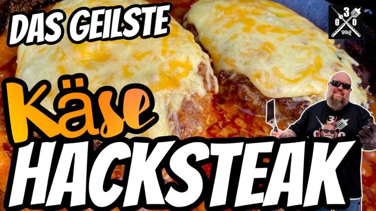 DIE LEGENDE ! Käse Hacksteak mit Bacon Sauce  von Mutti – 030 BBQ