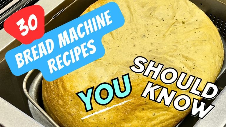 30 Bread Machine Recipes You Should Know – Cruisinart Bread Maker #breadmachinelove