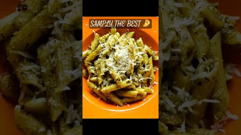 The Best Basil Pesto Pasta Recipe 🤌
