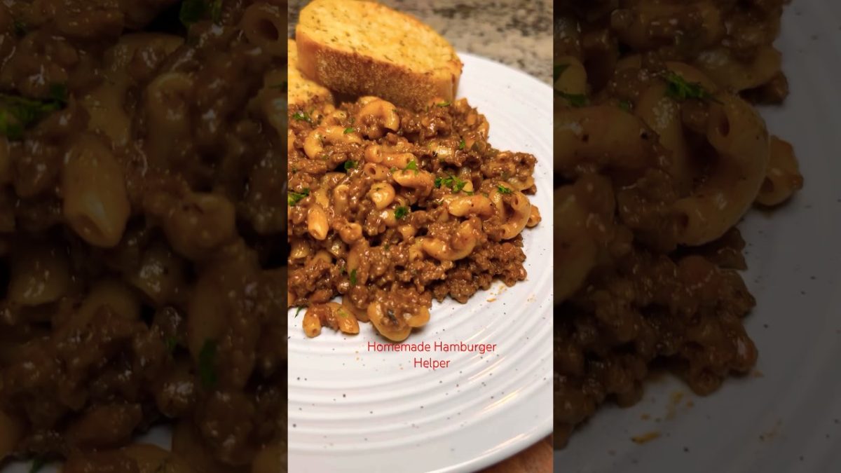 Homemade Hamburger Helper or Cheeseburger Mac either way it was Delicious! #recipe #hamburgerhelper