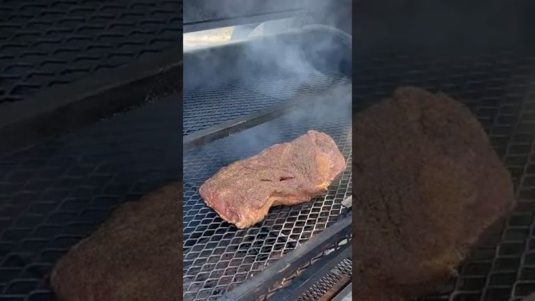 Texas Akaushi Brisket On The LoneStar Grillz Offset #texasbrisket #beef #bbq