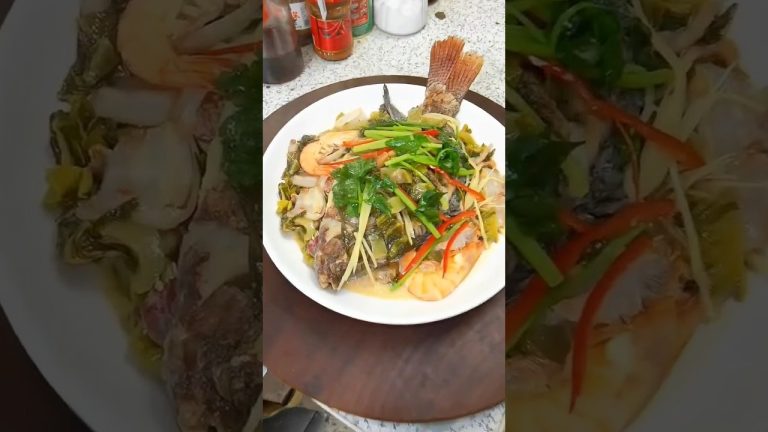 super tasty ASMR fish 🐠 recipe 🤤 #shorts #asmr