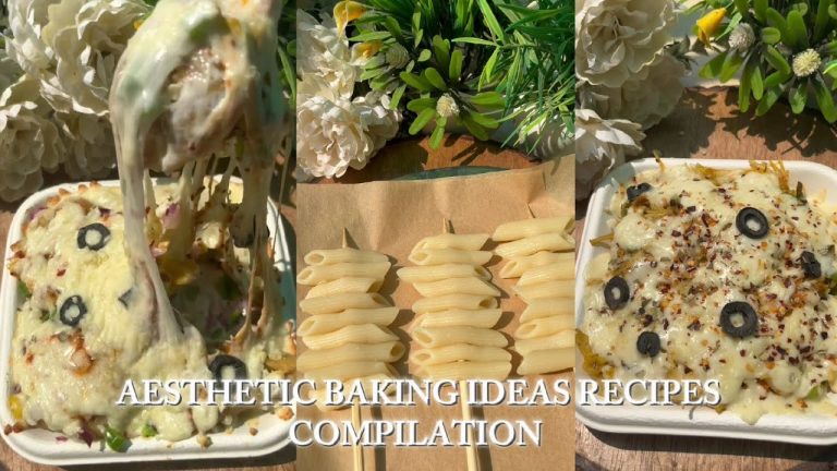 Aesthetic baking compilation⭐️| BEST Cheesy Pasta Bakes and Recipes 🍝🧀| recipe video compilation