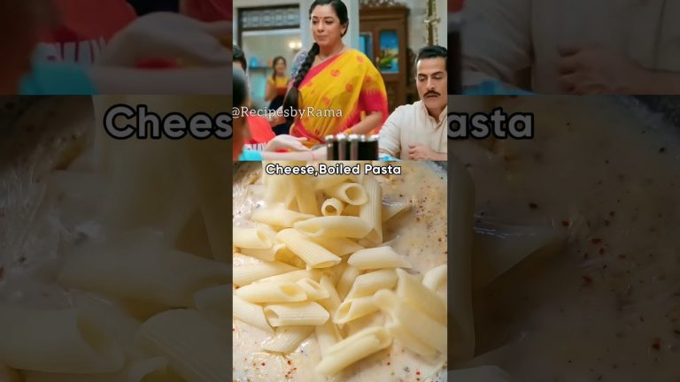 Anupama Special White Sauce Pasta | Viral Celebrity Recipe #shorts #anupama #pasta #easyrecipe