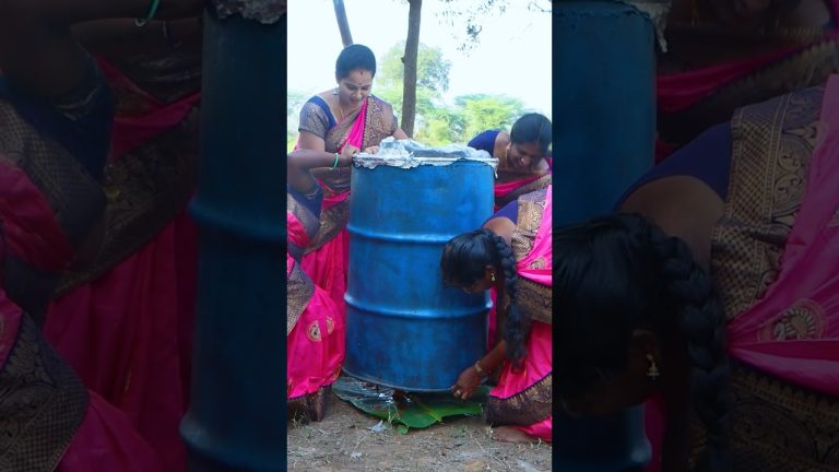 BARREL BBQ CHICKEN TANDOORI RECIPE#villagebabys #shorts