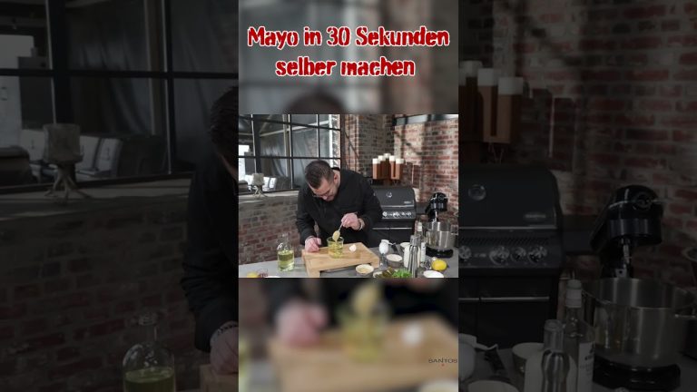 🔥 Selbstgemachte Mayo in nur 30 Sekunden 🔥 #bbq #rezept #mayonnaise #santos #grillen #barbecue