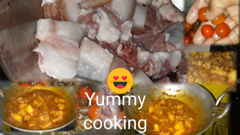Yummy Pork belly cooking  !!  Oily &  Testy Pork curry recipe  !!  pork recipe