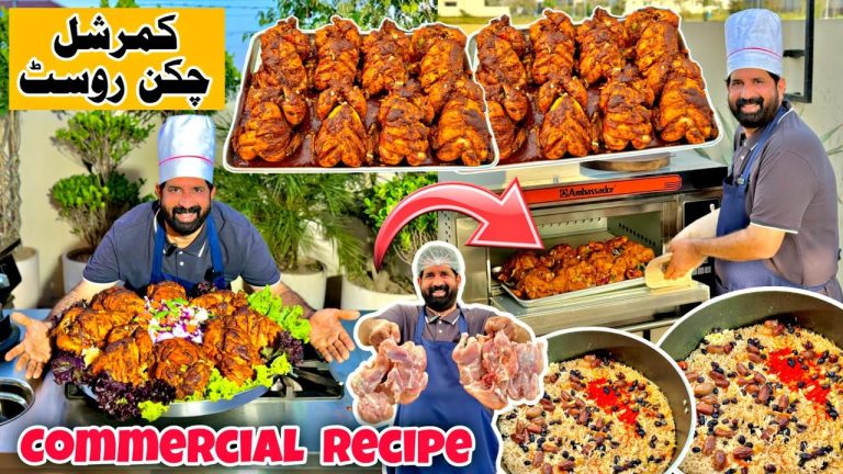 8 Whole CHICKEN ROAST Commercial Recipe | Chicken Chargha | چکن چرغہ ، چکن روسٹ | BaBa Food RRC