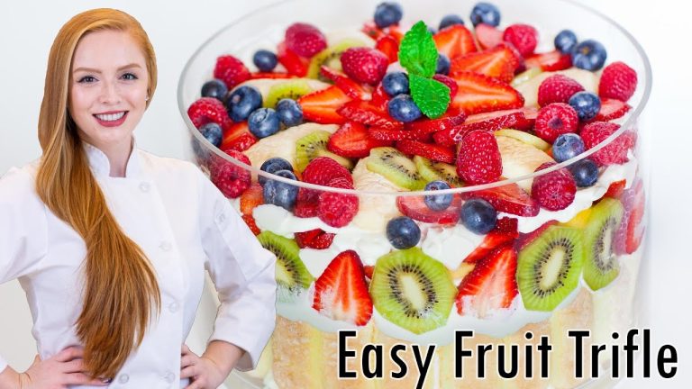 The BEST Fruit Trifle Recipe – EASY No-Bake Dessert Recipe!