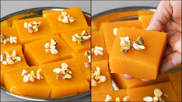 Mango Barfi Recipe | Mango Sweets | Mango Dessert Recipe | N'Oven