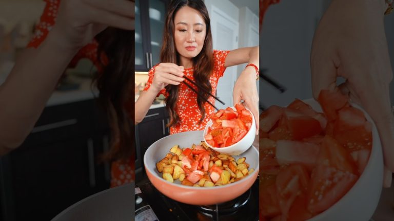 Better than fried rice #2 beef tomato rice with potatoes #cooking #chinesefood