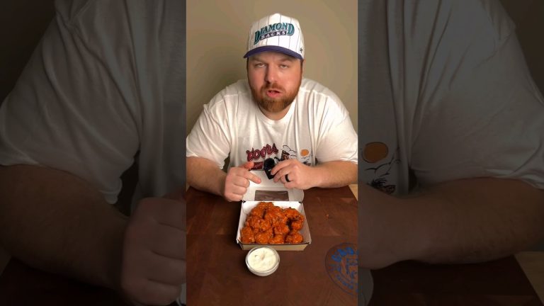 Hot BBQ Boneless Wings are back #food #recipes #shorts