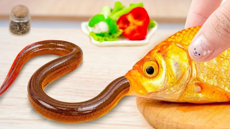 1000+ Miniature recipe | How To Cook Delicious Miniature Eel curry | Best of Tiny By Miniature Yummy