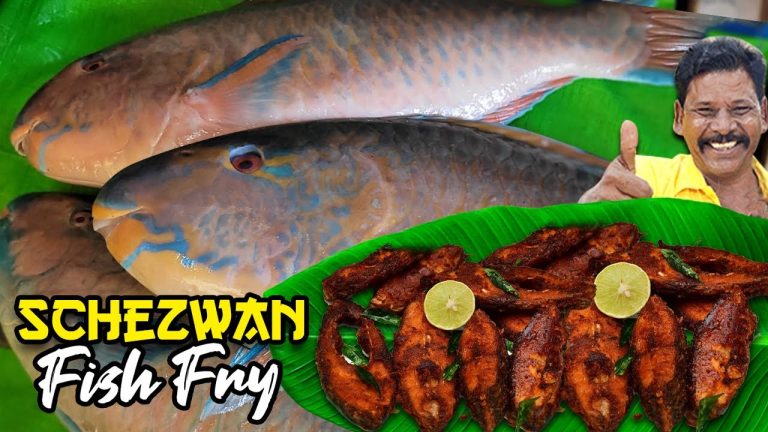 இந்தோ, சீன – ஷெஸ்வான் மீன் வறுவல் | Schezwan Fish Fry – Indo-Chinese Recipes 🤩