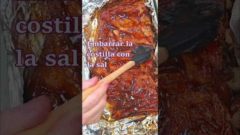 Costillas de cerdo en bbq#shorts #short #shortvideo #shortsvideo #fyp #foryou #shortsfeed