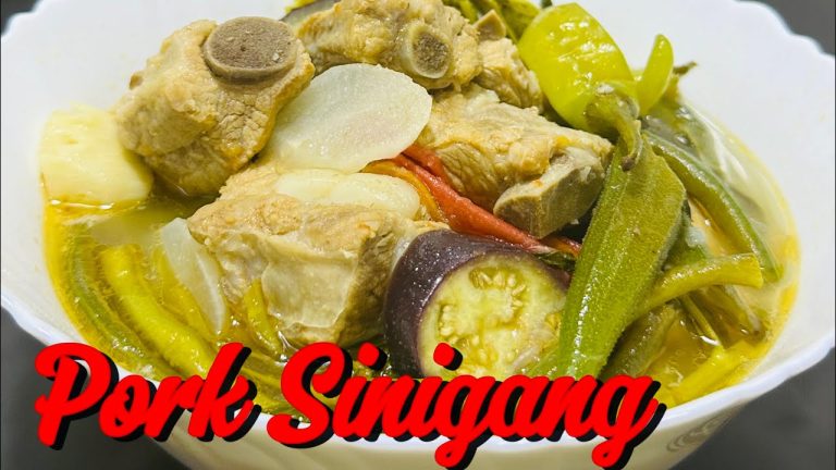 How to cook Pork Sinigang | Sinigang na Baboy