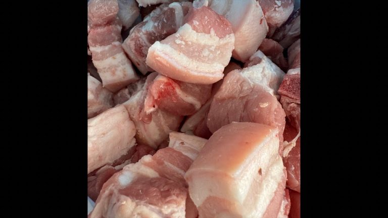 Cooking pork with Rayo sag