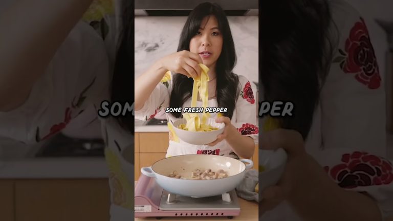 A Must-Try Pasta Recipe! Truffle Mushrooms Pasta 🍄‍🟫 | HONEYSUCKLE