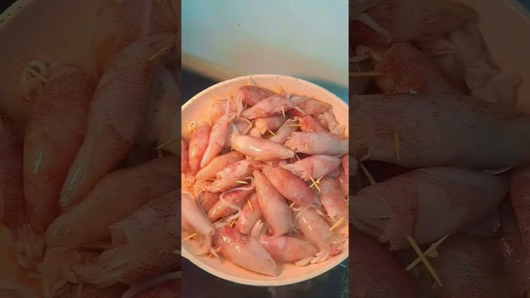 mực nhồi thịt rim nước dừa #cooking #food #nauanngon #monngon