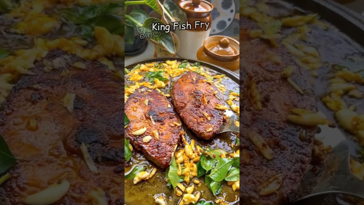 King fish fry yummy 😋😋 #tasty #fish #viral #seafood #homemade @Jinn3440 #cooking #shorts #trending