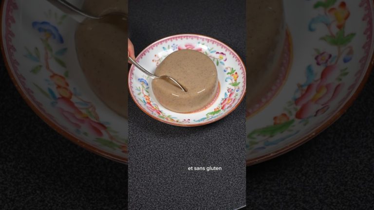 Mixez une poignée de pois chiches pour faire ces crèmes à vanille délicieuses ! 🤯