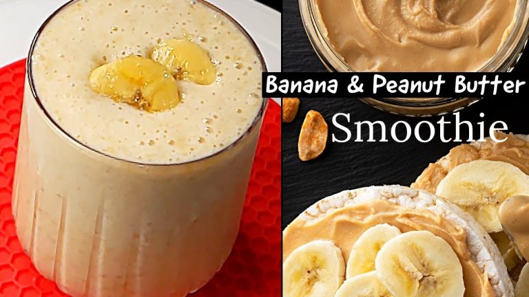 Banana Peanut Butter Smoothie Recipe | Summer Drink | Healthy Smoothies recipe