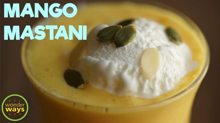 Mango Mastani | Summer refreshing drinks | Homemade Mango Smoothie recipe | Mango recipes