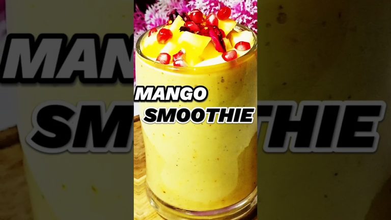 Quick & Healthy Mango Smoothie | Mango Shake Recipe  Summer Drinks Recipes #mangorecipe2024