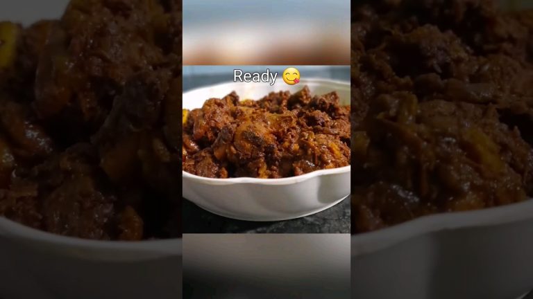 Chicken Kosha Recipe||#food #chicken #recipe #shorts