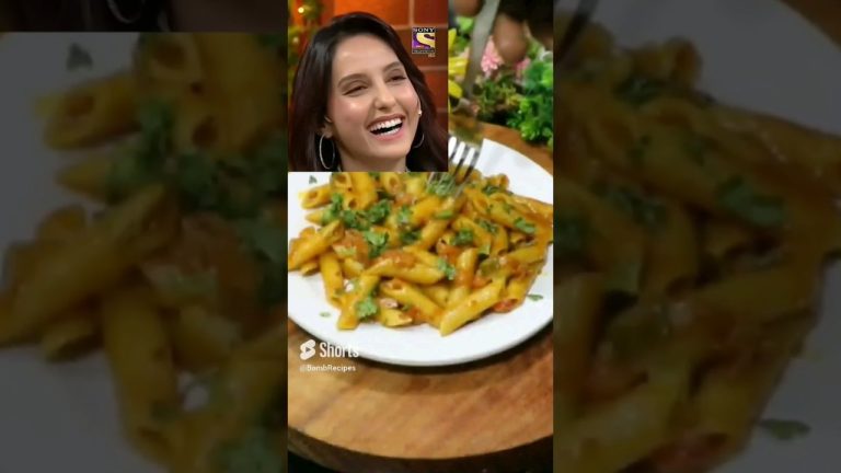 Nora fatehi favorite food pasta #pasta #celebrityrecipe #reels #shorts