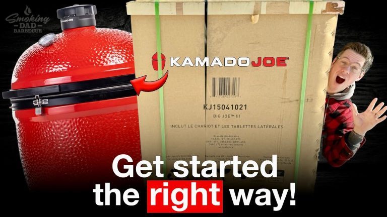 Kamado Joe Unboxing, Assembly & First Fire Instructions (2024 UPDATE)