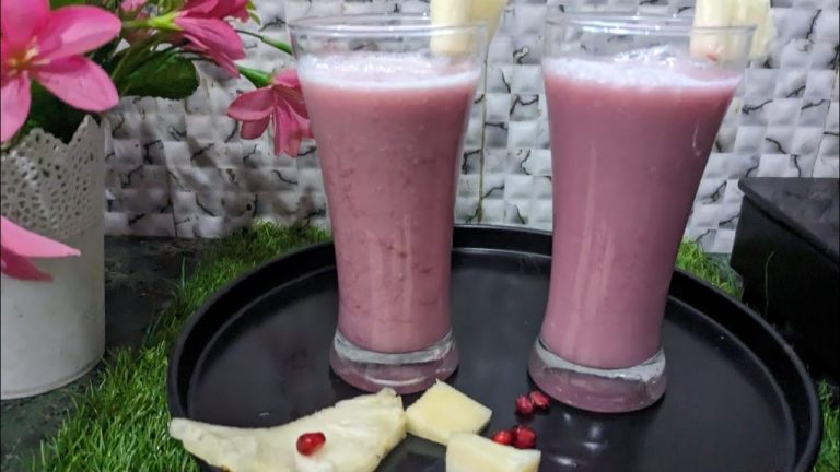 बिना जूसर मिनटो में बनाएं घर पर ही हेल्दी जूस | Healthy Smoothie | Juice Recipe At Home |  Healthy