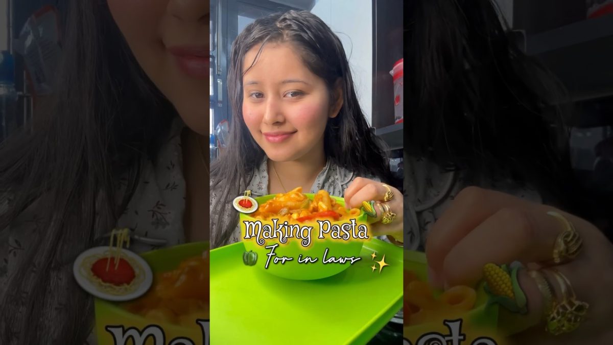 Pasta for IN-LAWS 🍝✨🌽#youtubeshorts #ashortaday #viral #ytshort #wedding #pasta #cooking