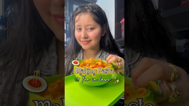 Pasta for IN-LAWS 🍝✨🌽#youtubeshorts #ashortaday #viral #ytshort #wedding #pasta #cooking
