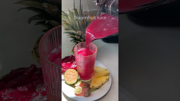 Refreshing  Dragonfruit Spring Juice #shortsexcellence