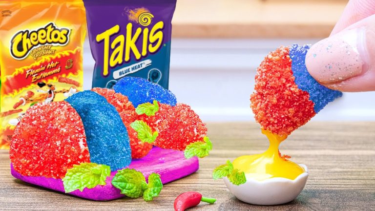 Amazing Miniature Takis And Cheetos Challenge🏆Miniature Chicken Cheese Sandwich|Mini Cooking Recipe