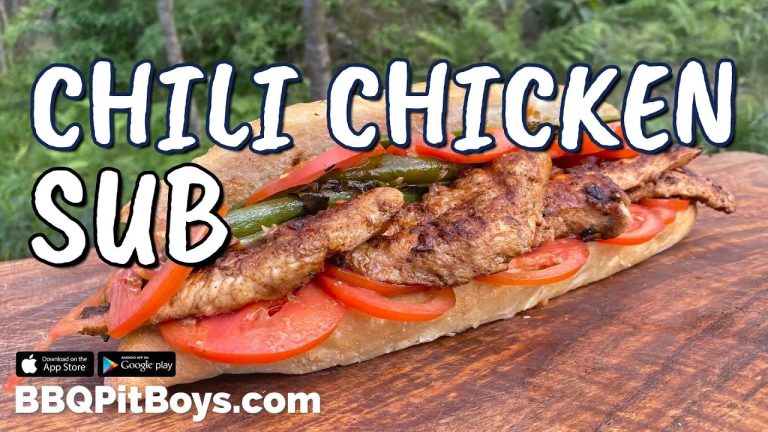 Chili Chicken Sub Sandwich