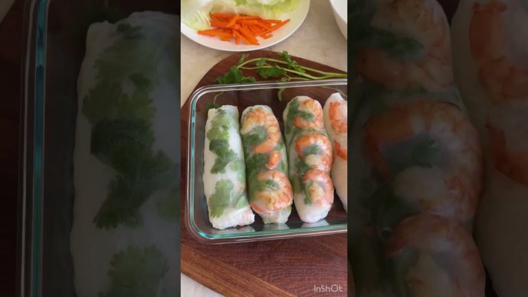 Chicken and Shrimp Spring Rolls Recipe