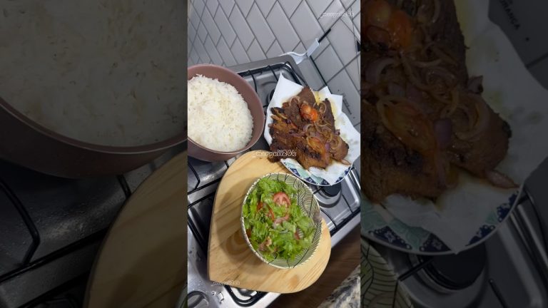 ALMOÇO SIMPLES E FÁCIL DE FAZER!