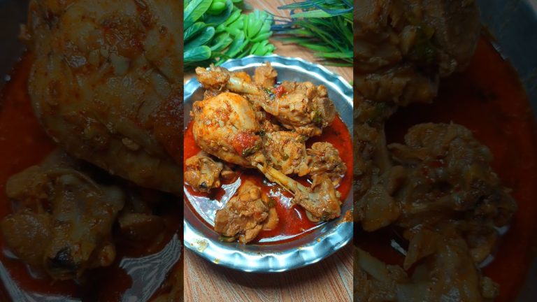 Chilli Garlic Chicken Masala Gravy Recipe | Hyderabadi red Chicken Recipe | Chicken Hyderabadi