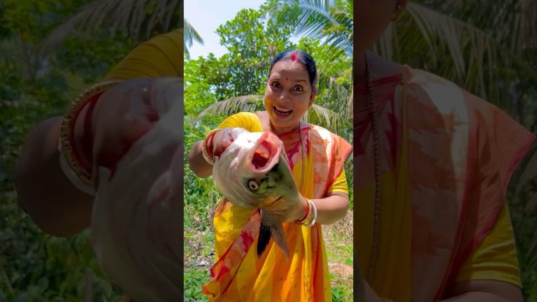 বড় কাতলা রেসিপি | Katla Macher Doi Jhal Recipe #shorts #fish #fishing #fishcutting #fishcurry