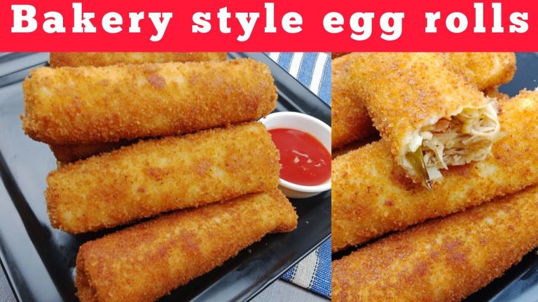 Bakery Style Chicken Roll | Chicken Egg Roll Recipe | Egg Roll Recipe by Eat Yummyy