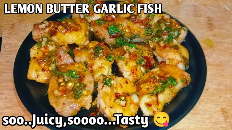 LEMON BUTTER GARLIC FISH RECIPE|GRILLED FISH IN LEMON BUTTER SAUCE|FISH RECIPES