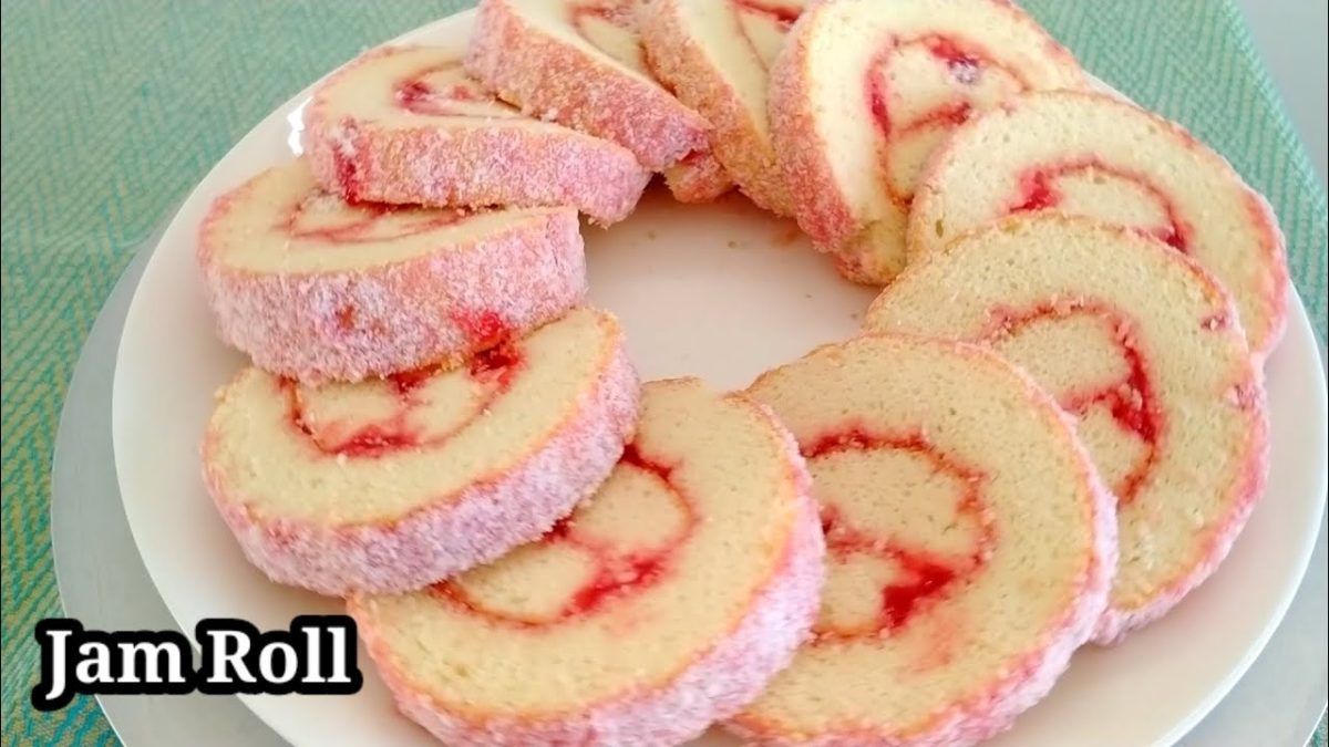 Jam Roll recipe | Jam roll cake | easy jam roll recipe | swiss jam roll recipe | cake recipe