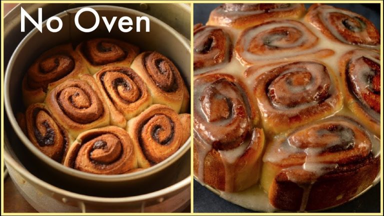 Eggless Cinnamon Roll Recipe Without Oven | Best Easy Cinnamon Roll Recipe from Scratch |